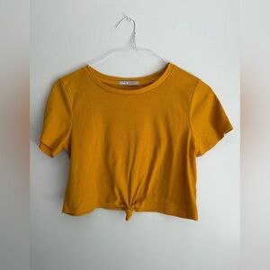 Yellow Crop Top